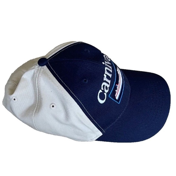 Vintage Carnival Cruise Lines‎ Baseball Cap; Embroidered Logo; Adjust.Strapback - Picture 4 of 7